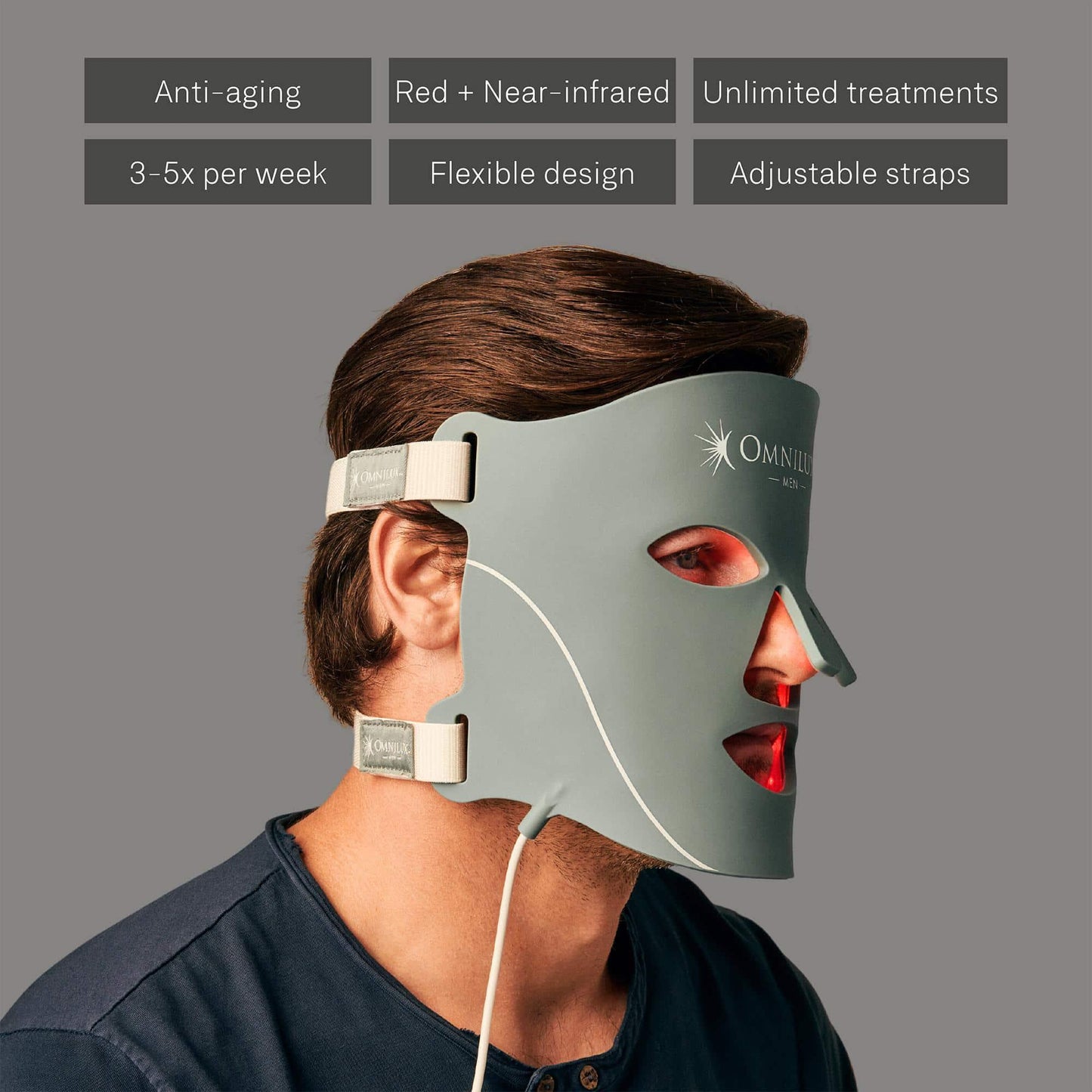 Omnilux Men LED Mask